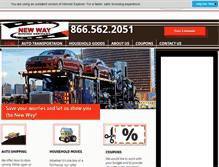 Tablet Screenshot of newwaymovingservices.com